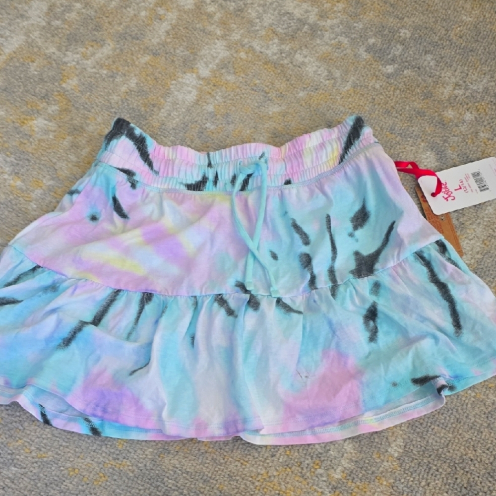 Colorful Tie-Dye Girls Skirt Size L